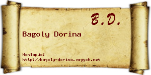 Bagoly Dorina névjegykártya